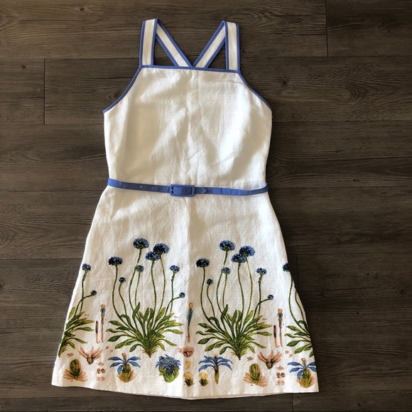 Tory Burch Dresses & Skirts - Tory Burch | Emilia White Floral Embroidered Dress